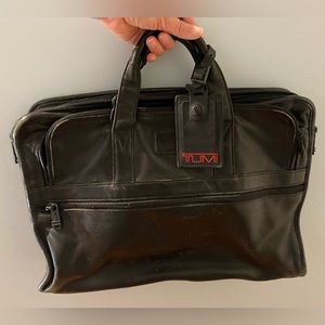 Black Tumi briefcase